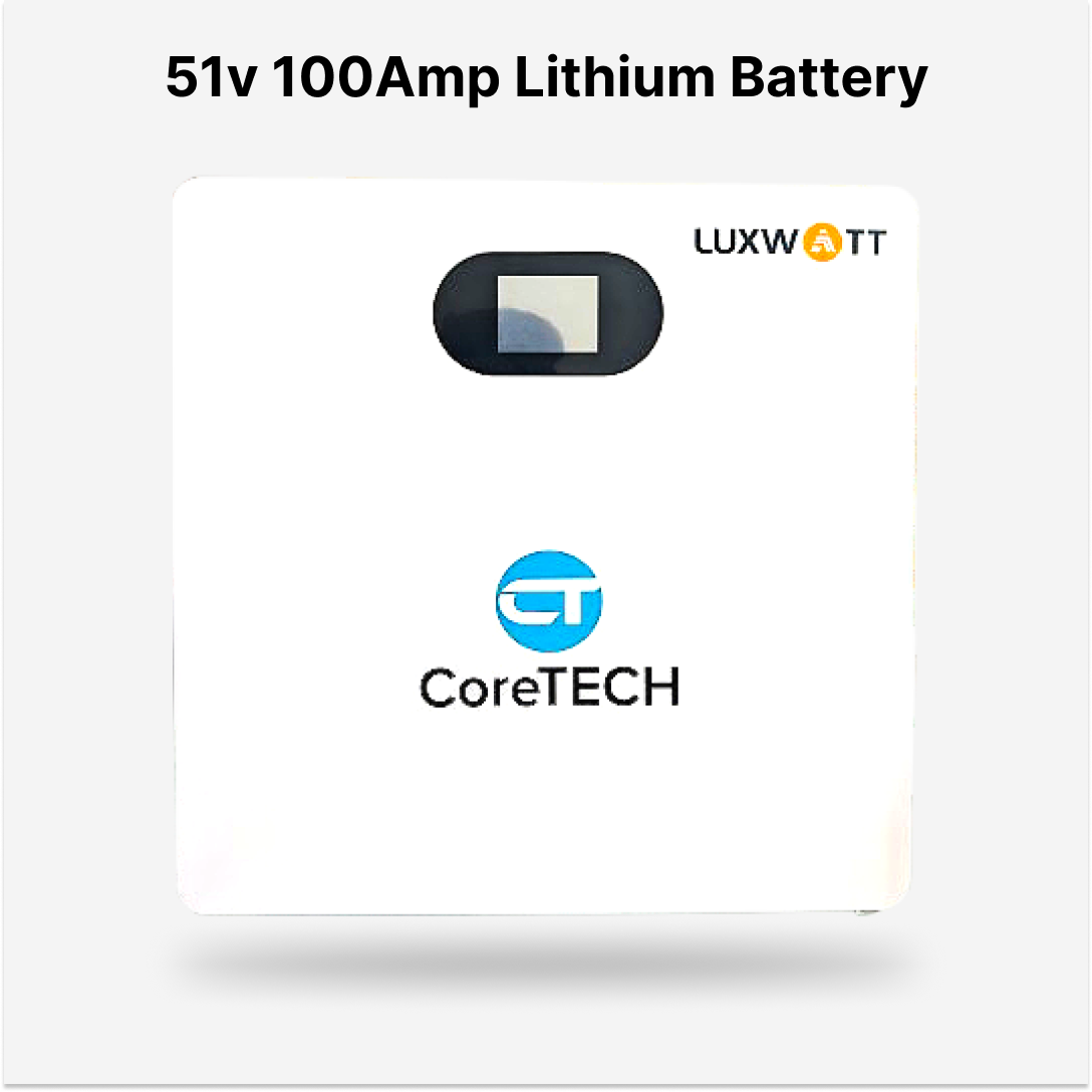 CoreTech 51.2v (5KW) 100Amp Lithuim Battery