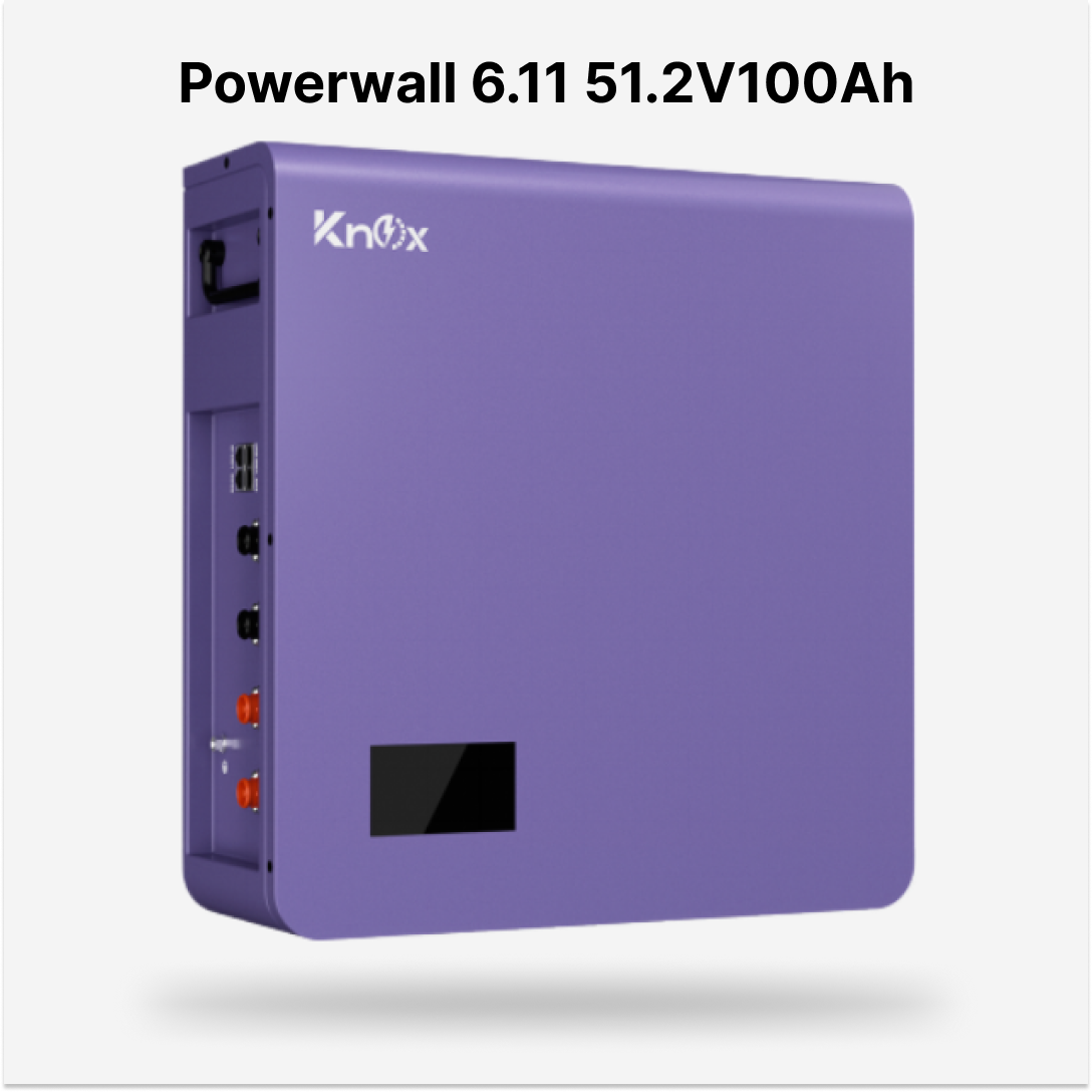 Knox Powerwall 6.11 51.2V 100Ah Lithium Battery