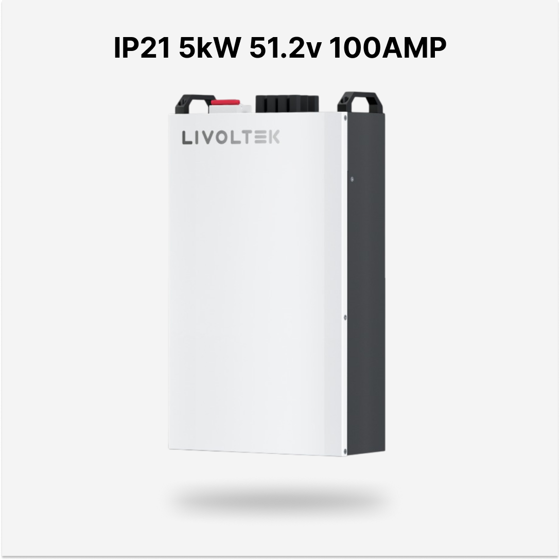 Livoltek Lithium Battery – IP21 5kW 51.2v 100AMP
