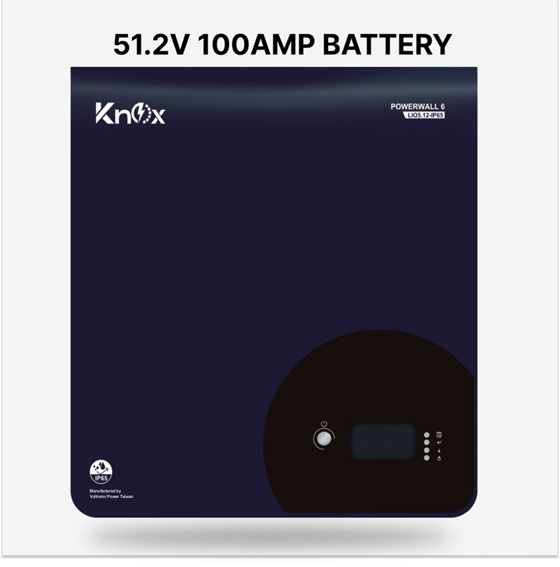Knox Powerwall 7.1 - 51.2V 100Ah IP65 Lithium Battery